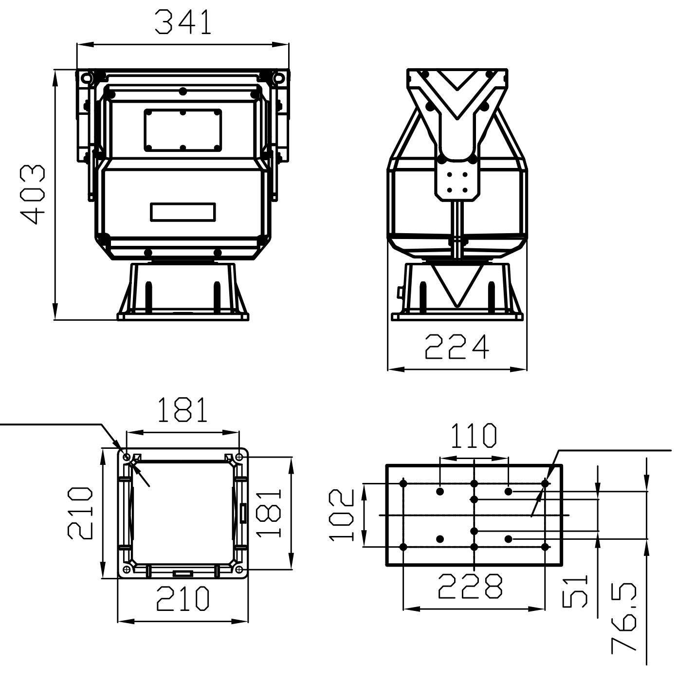 Heavy Duty Variable Speed Pan Tilt-2