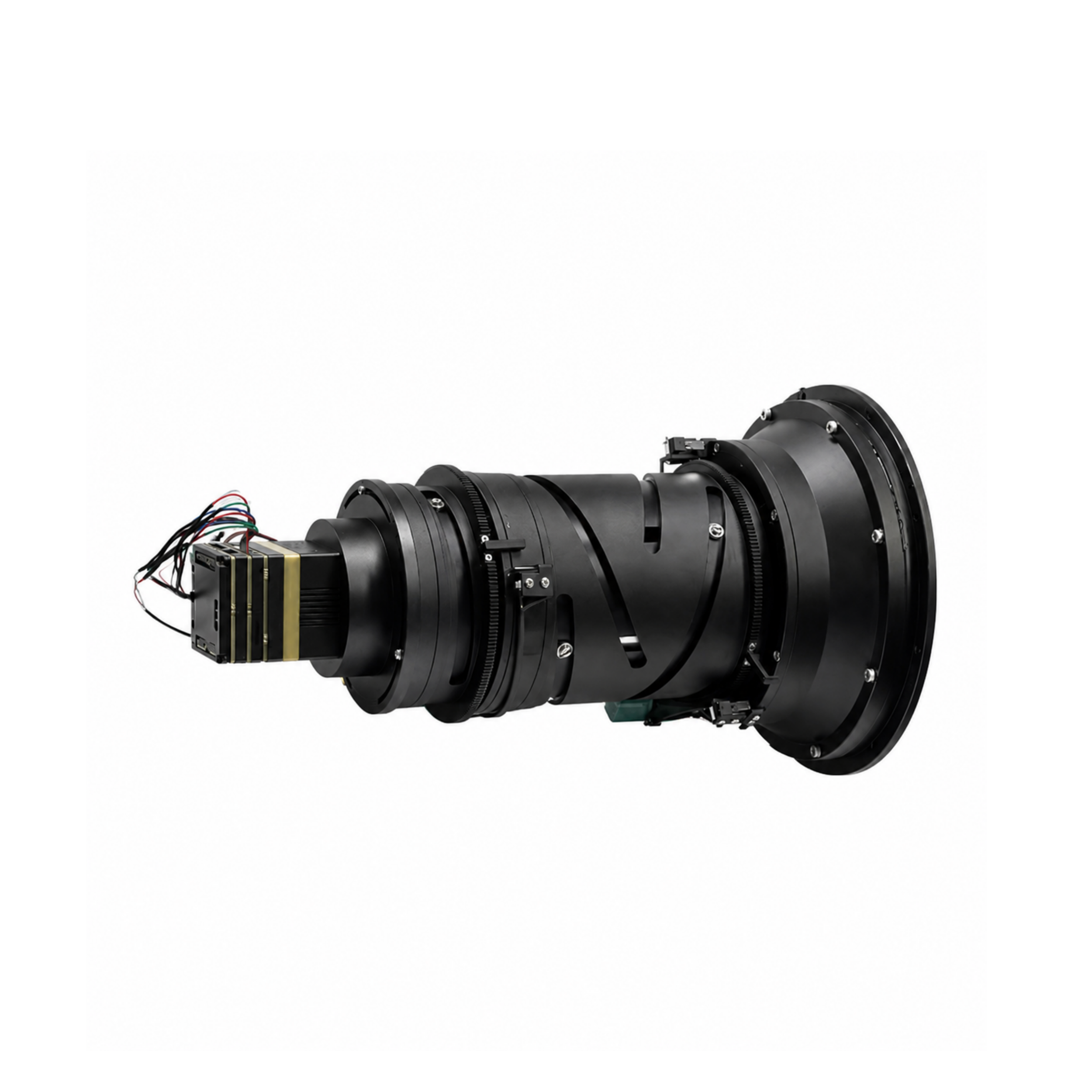 Long range thermal camera lens monitoring