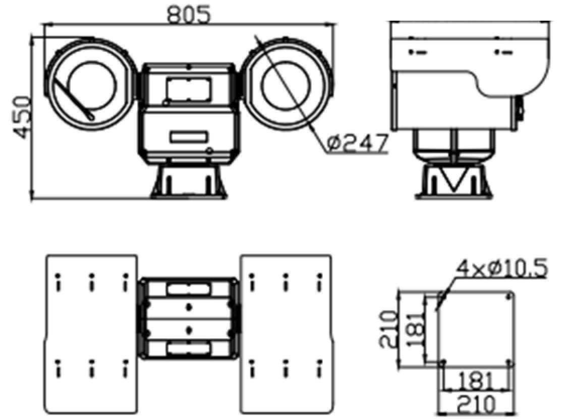 IPTZ-890-Z290-HLB-2MP 90X Starlight Laser Network PTZ Camera-3
