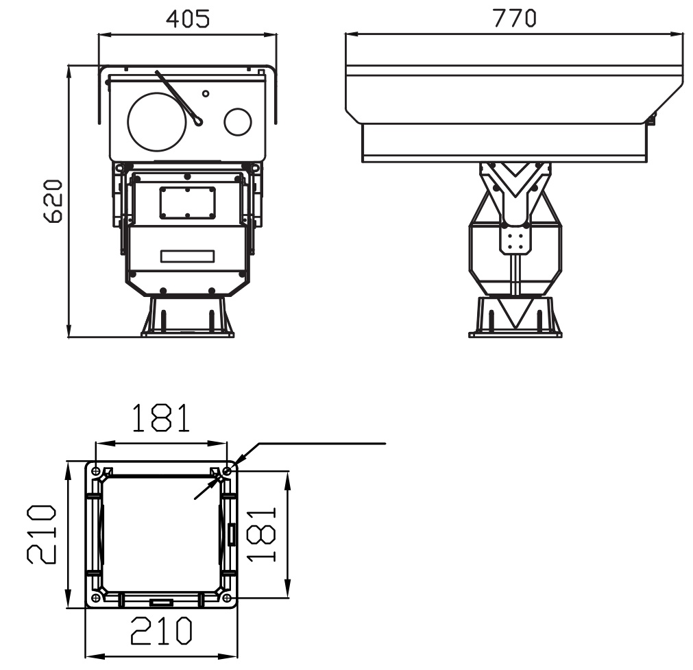 IPTZ-T890-Z296L80W-2MP 96X 8KM Laser PTZ Camera-2